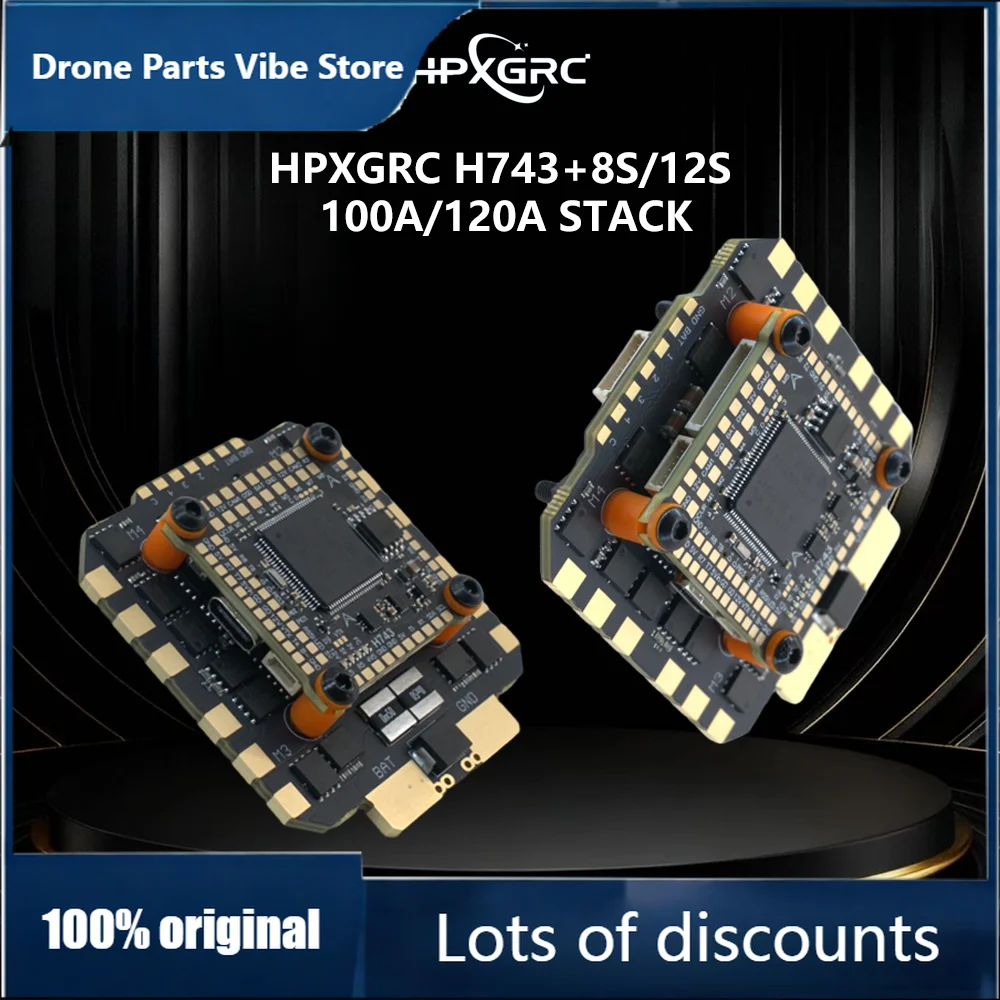 FyHPXGRC H743 Stack H743 Flight Controller Dual ICM42688P with 100A ...