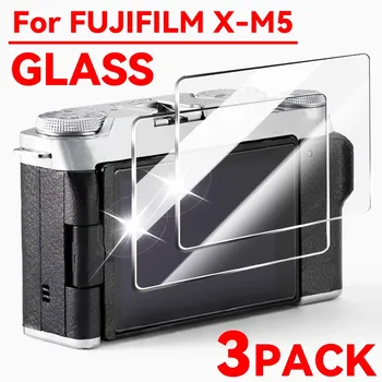 3/1PACK per FUJIFILM X-M5 Protezione dello schermo della fotocamera Pellicola temperata Anti-graffio Pellicole protettive in vetro per schermo della fotocamera a copertura totale