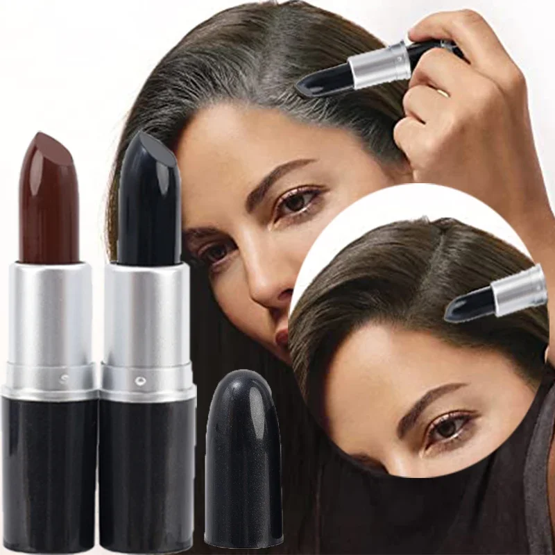

Coverage Hair Color Cream Stick Penicl Fast Temporary Cover Up White Hair Black Brown One-Time Hair Dye Pen Instant Gray Root