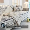 1pc accessible luxury simple corn kernel sofa cushion for all seasons, anti-scratch and anti-slip seat cushion to protect sofa, living room special cushion cover 3