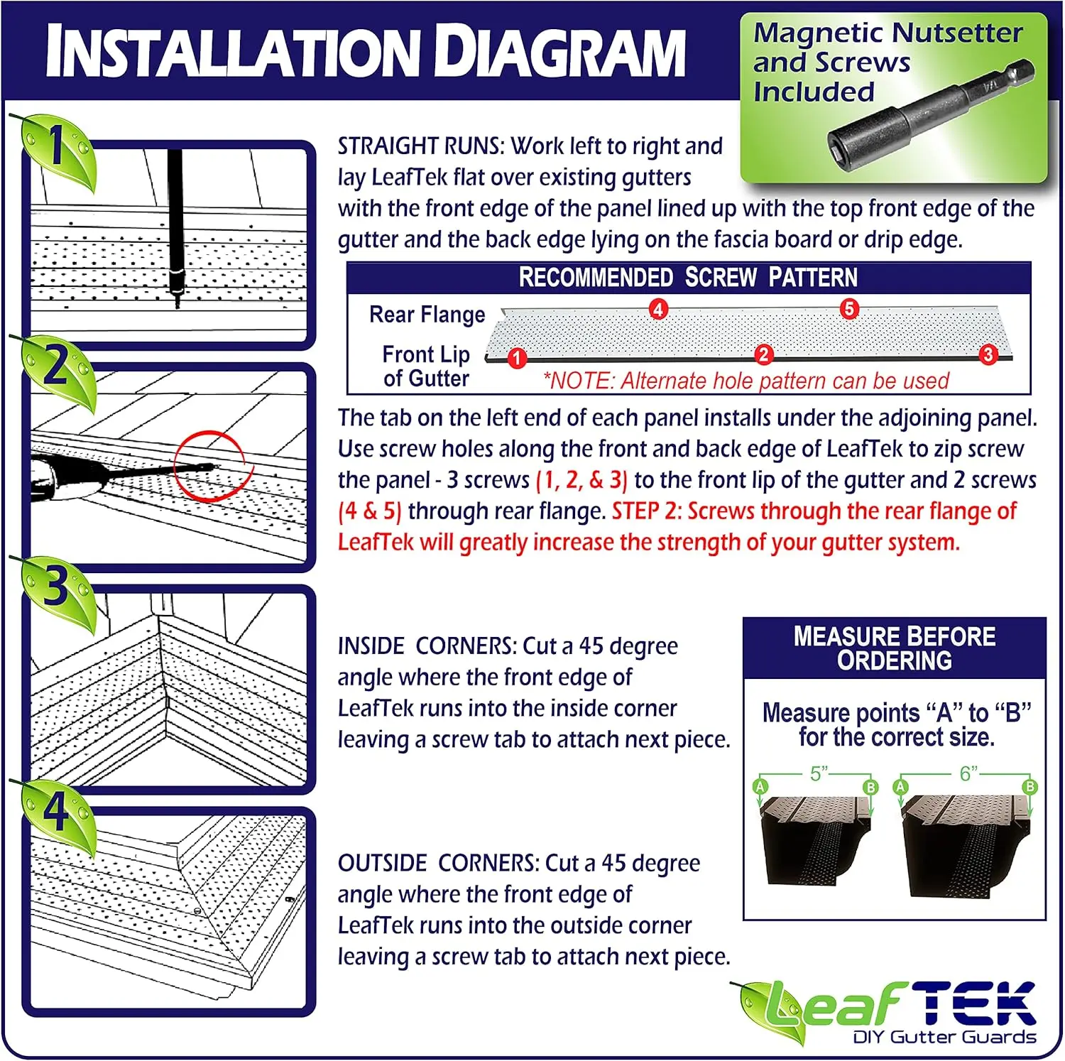 Gutter Guards 5" x 200' Leaf Protection in White Premium 35 Year Aluminum Available in 32' 100' & 200' 5&rdquo; & 6&rdquo;