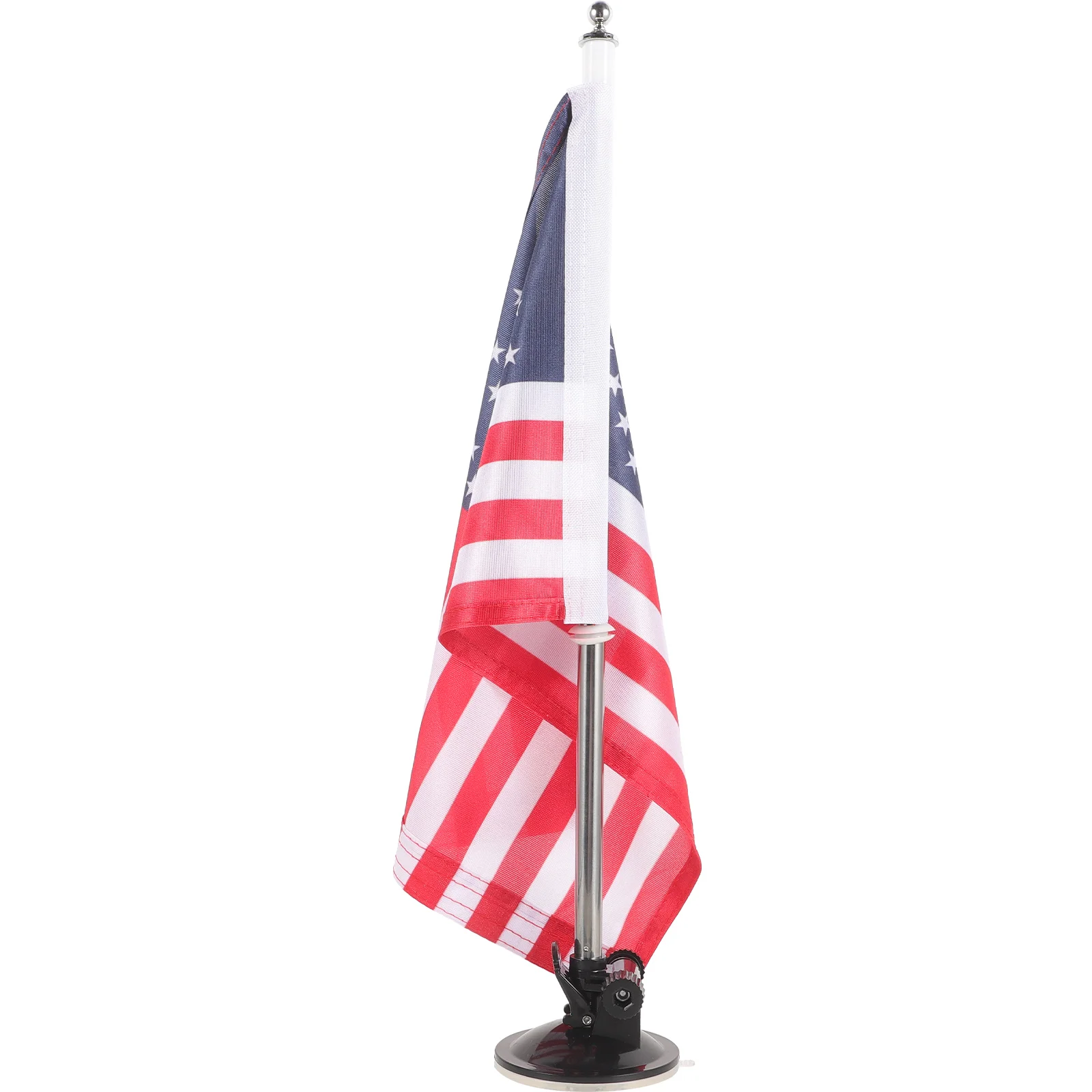 

of Adjustable Car Flag Flag Pole Suction Mount Bracket Stainless Steel Flagpole Bracket Car Flagpole Stand with Flag