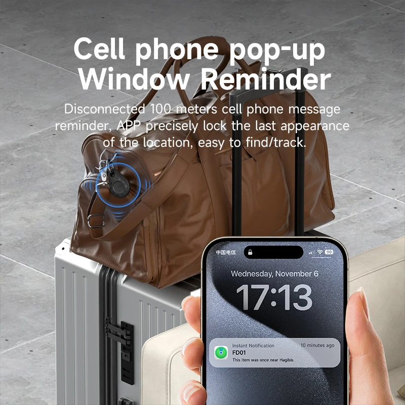 Hagibis Bluetooth Tracker Keys Finder for Apple Find My Item Locator GPS Tracker for iPhone Keys Wallet Suitcase Luggage Bags