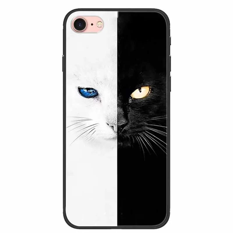 Sleek Black Silicone Soft Protective Case for iPhone - Cool and Durable Design