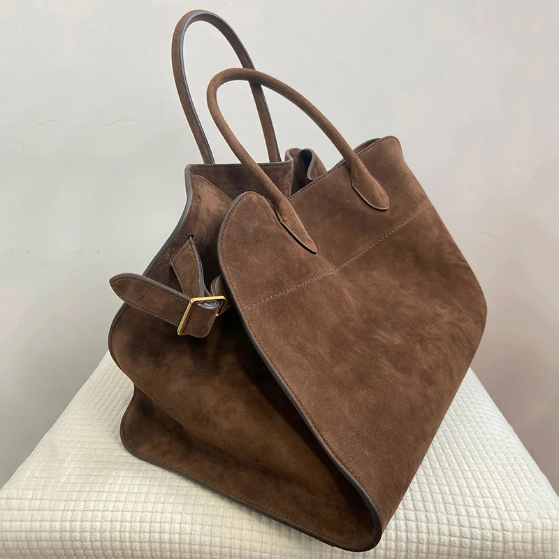 Tote Bag Women's New Autumn and Winter High-end Niche Design Large-capacity Shoulder Bag Retro Commuter Handbag