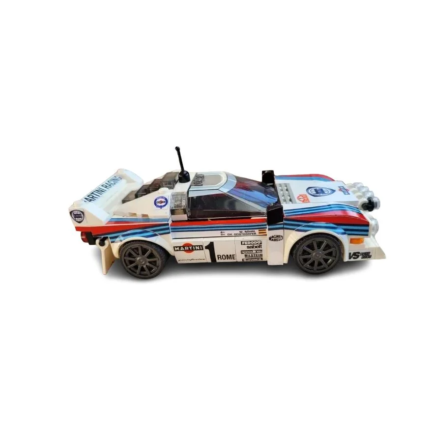 Building Block Toys of MOC, Lancia Rally 037 Martini Racing Winner