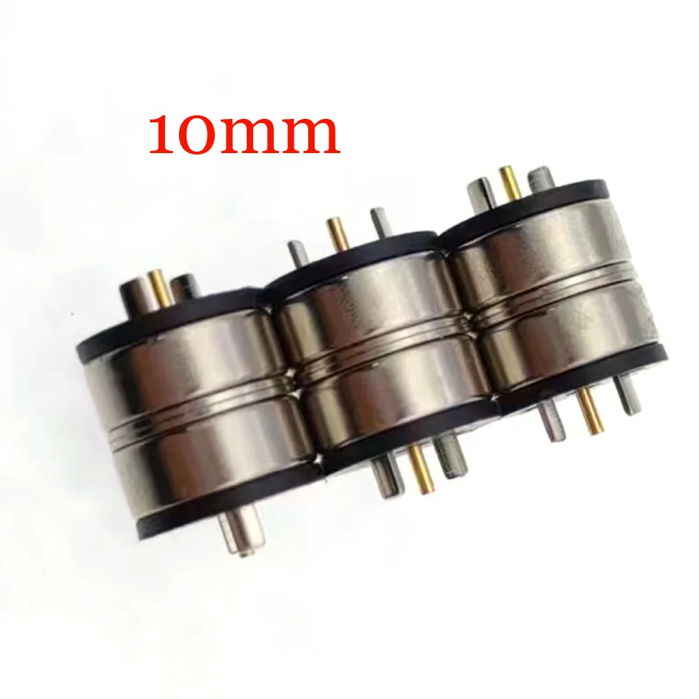 

5pcs Mini 10mm Magnetic Charging Connector Pogo Pin Male Female 3A DC Plug LED Smart Electronic Power Charge Socket