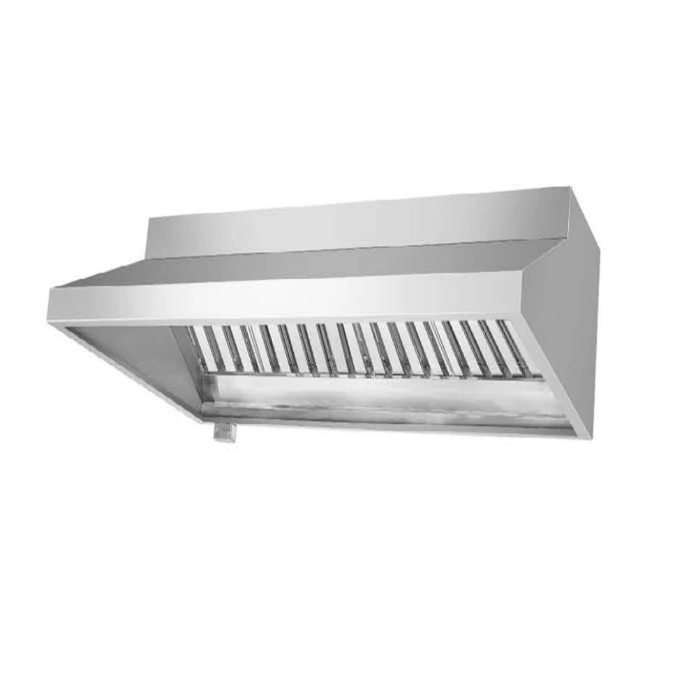CommercialKitchenStainlessSteelKitchenExtractorHoodSmokeCook