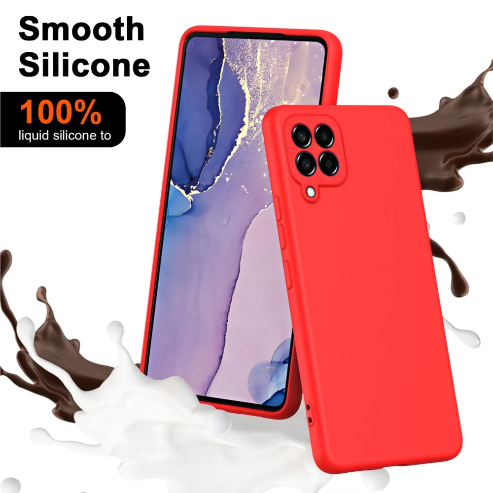 Premium Silicone Phone Case - Elegant Protective Cover in Candy Colors