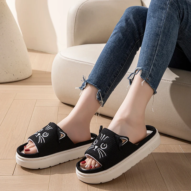 Women Casual Platform Slippers Home Spring Summer Cute Cartoon Designer Shoes for Indoor Outdoor Lightweight women slippers lightweight slippers platform slippers