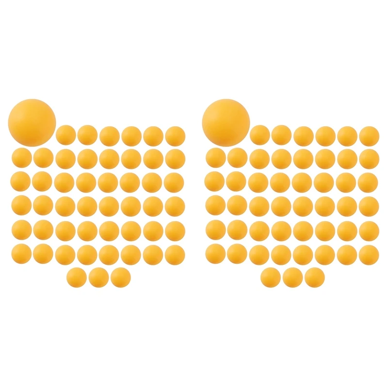 

100- Pack Premium Ping Pong Balls Advanced Training Table Ball Lightweight Durable Seamless Balls Orange