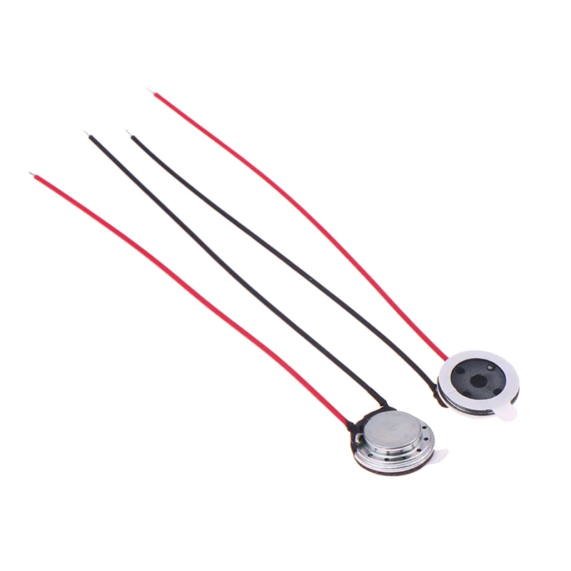 5/10Pcs 0-20kHz 8 Ohm 0.5/1W Round Speaker 10mm Mini Ultra-thin Loudspeaker Horn For Mobile Phone Computer DIY Repair