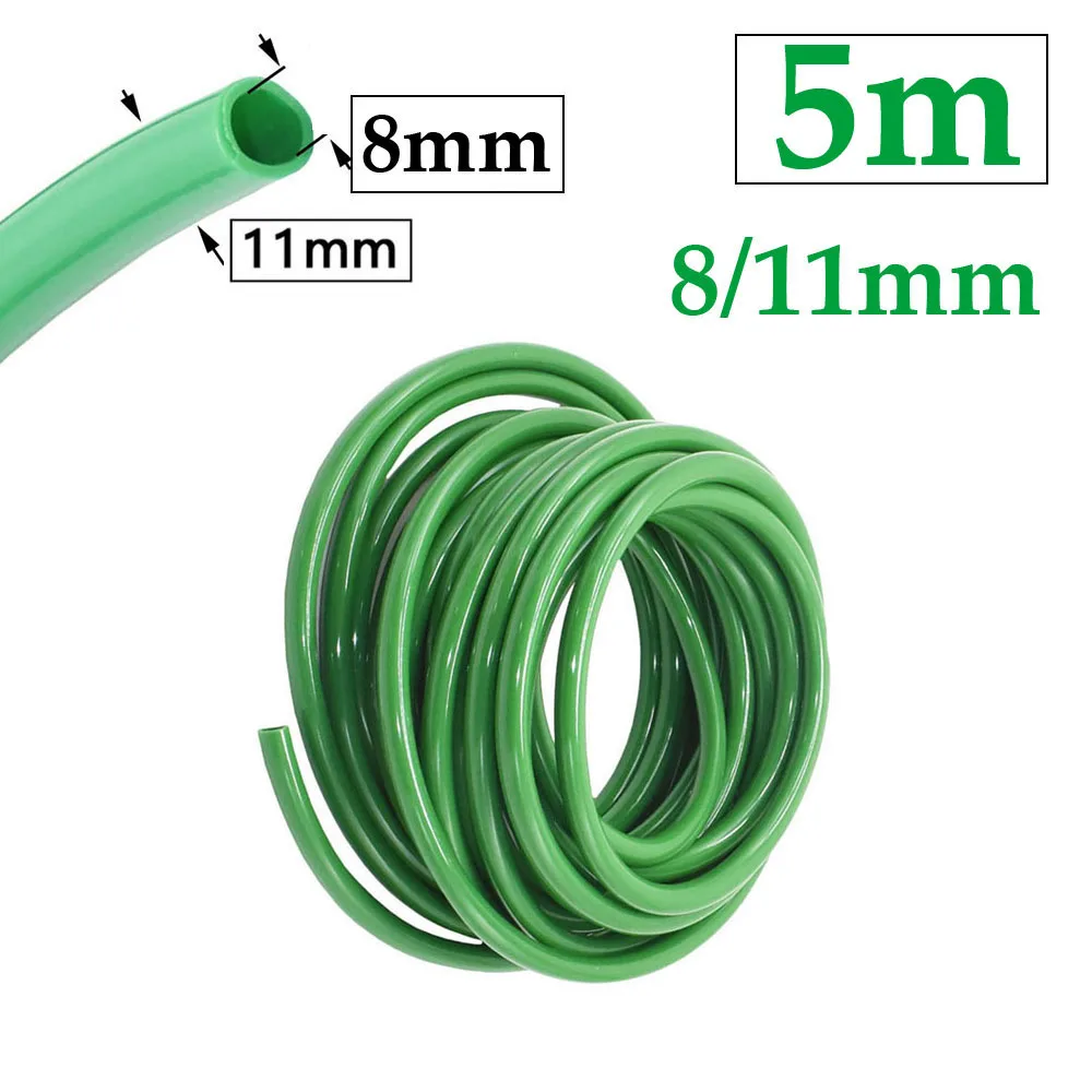 Akozon Tubo Da Giardino 10 M – 8/11 Mm In PVC – Per Irrigazione A Goccia, Serre E Connettori Per Atomizzatori