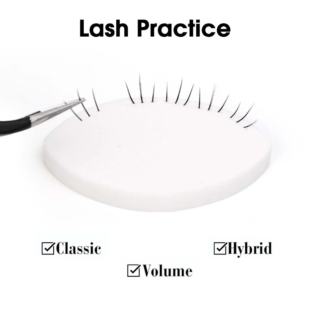 Eyelash Extension Eye Makeup Tools Makeup Tools 20pcs Beginner Lash Map Reusable Chart Wispy Lashes Practice Eye Shape Sponges Lash Extension Practice Mapping Makeup New