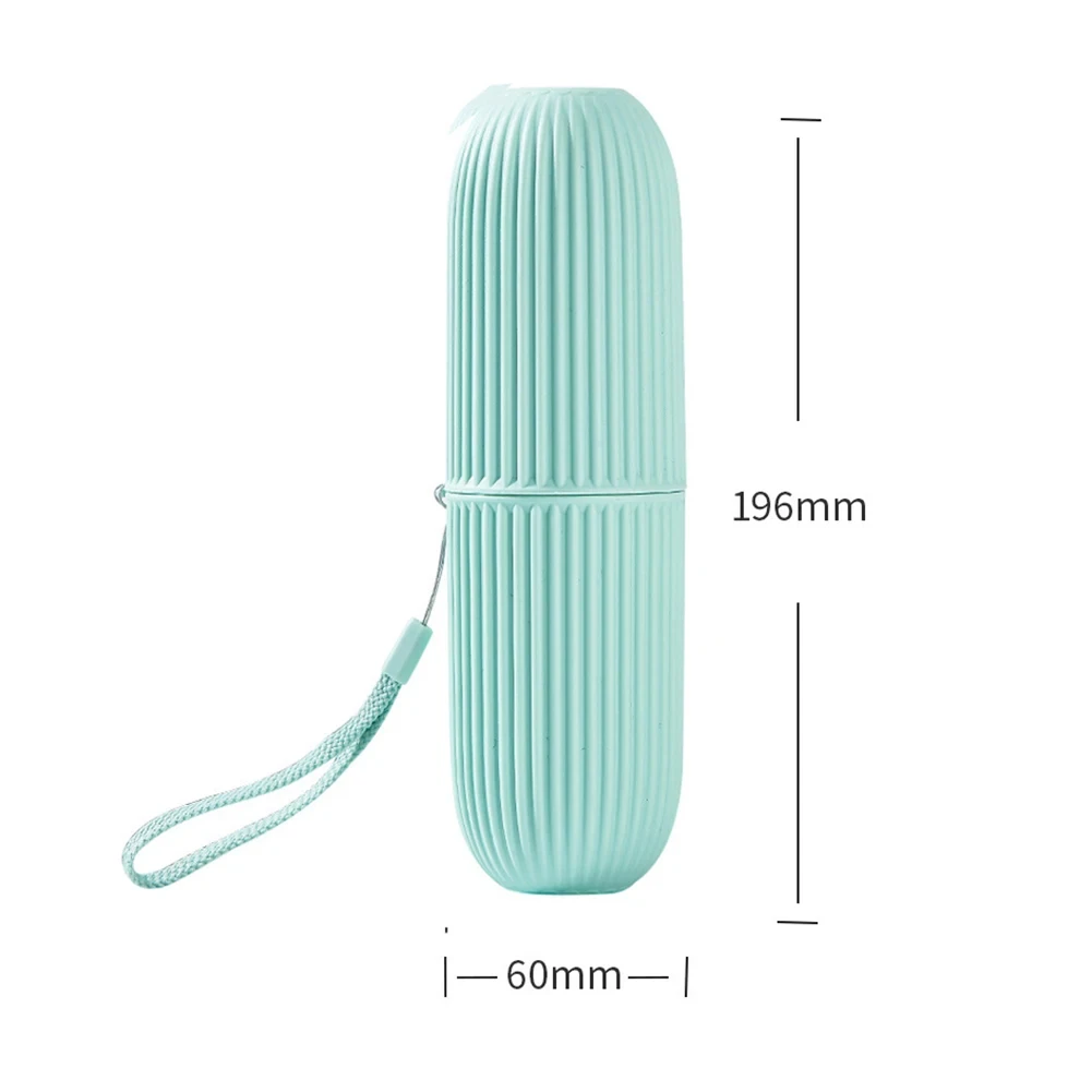 Toothbrush Holder Travel Portable Toothbrush Cup Bathroom Toothpaste Holder Storage Case Box Organizer Travel Toiletries Storage Cup