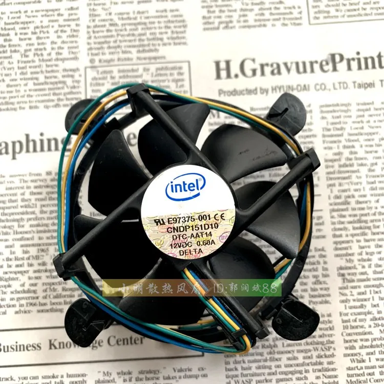 

Вентилятор для процессора INTEL 10000 в 0.60A I3