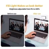 New Portable Mini Selfie Fill Light 3 Modes Adjustable Brightness Rechargeable Clip On For Mobile Phone Computer Fill Light 4
