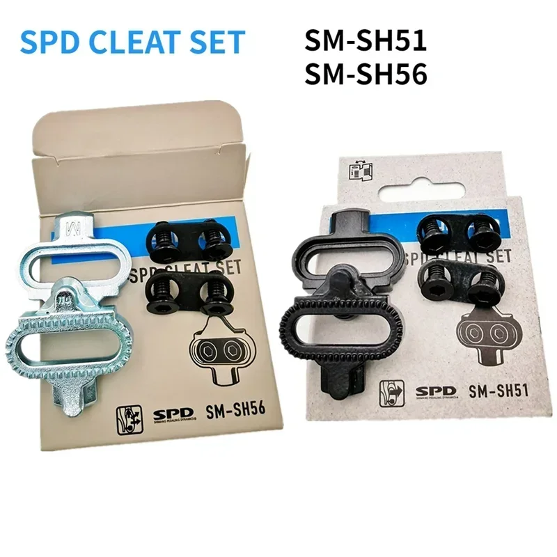SM SH51 SH56 자전거 클릿 시스템 싱글 릴리즈 MTB 클릿 M520 M515 M505 A520 M424 M545 M540에 적합한 MTB 페달 클릿