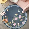 Vintage Bohemian Round Carpet Soft Decoration Bedroom Mat Ethnic Style Computer Chair Rug Washable Non-slip Coffee Tables  5