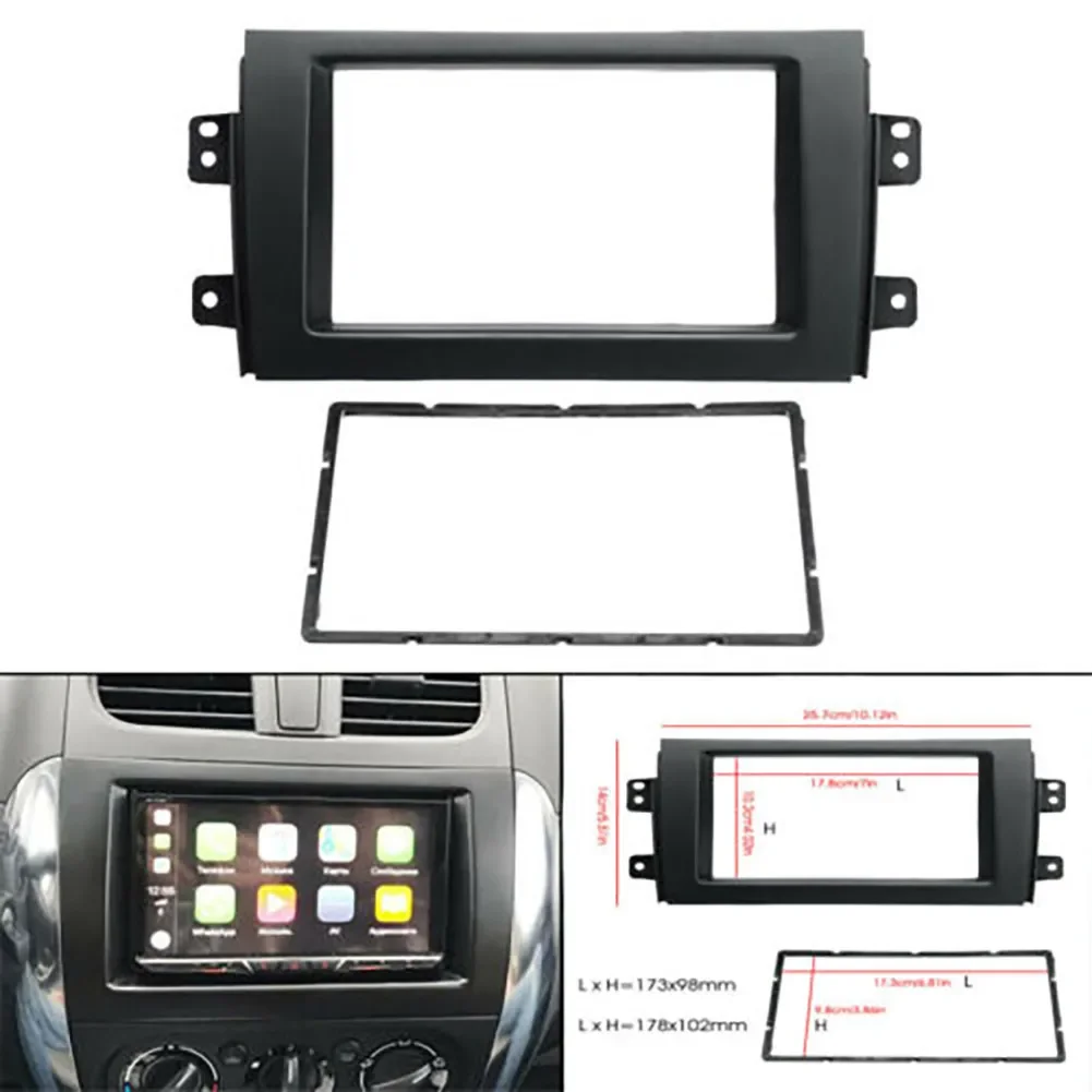 Ű SX4 2007-13  ׷  ÷Ʈ , г Ʈ  ŰƮ, öƽ  ü, ׸ ׼, 1X Double Din