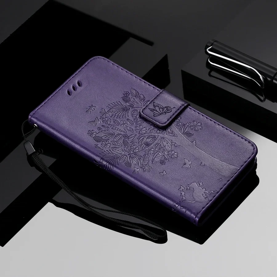 thumbnail image 1 of Wallet Tree Embossing Flip Leather Case For Samsung Galaxy A13 A14 A15 A34 A51 A52 A53 A54 S24 Ultra S23 Plus S22 S21 S20 FE, 1 of 5