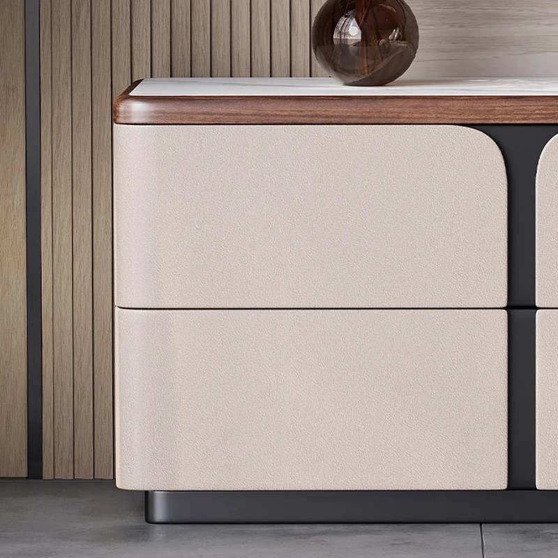 Elegant Unique Night Table European Aesthetic Creative Luxury Nightstand Modern Storage Mesitas De Noches Bedroom Furniture