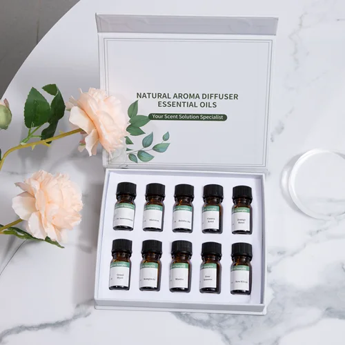 에센셜 오일 샘플 다양한 종류의 향기 시리즈 5ml 아로마 디퓨저 기계에 적합 공기 가습기 Ionizer 2