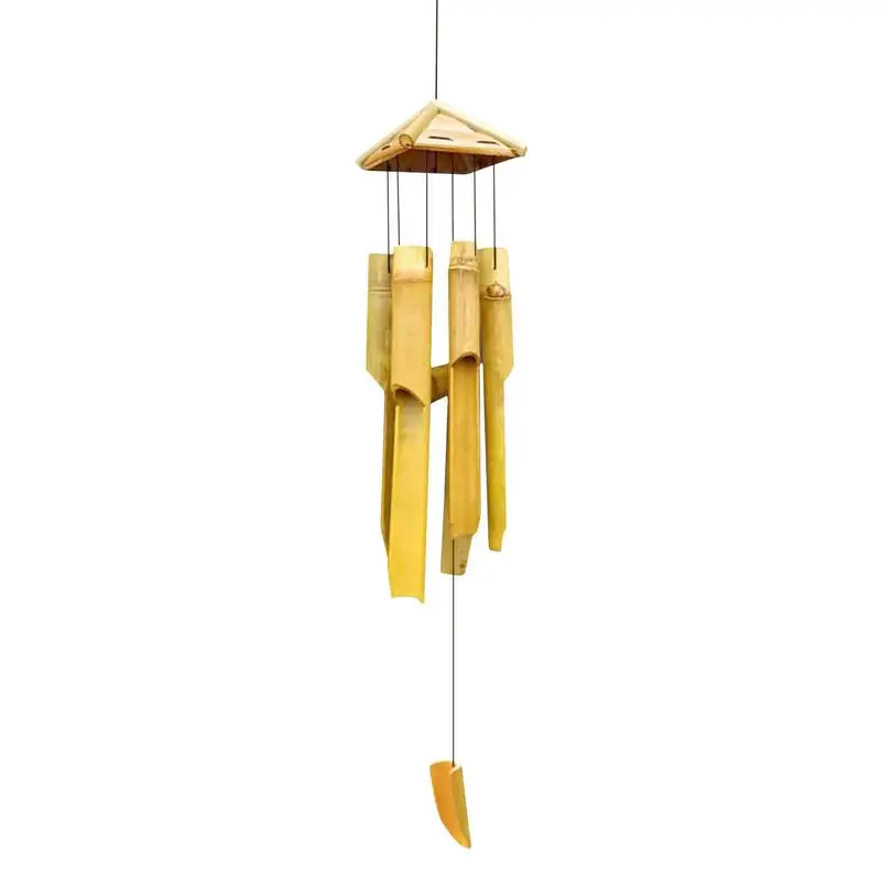 

Wind Chimes For Outside Vintage Natural Bamboo Wind Chimes Handmade Outdoor Wind Chimes Deep Tone Meditation Decoration Relaxing