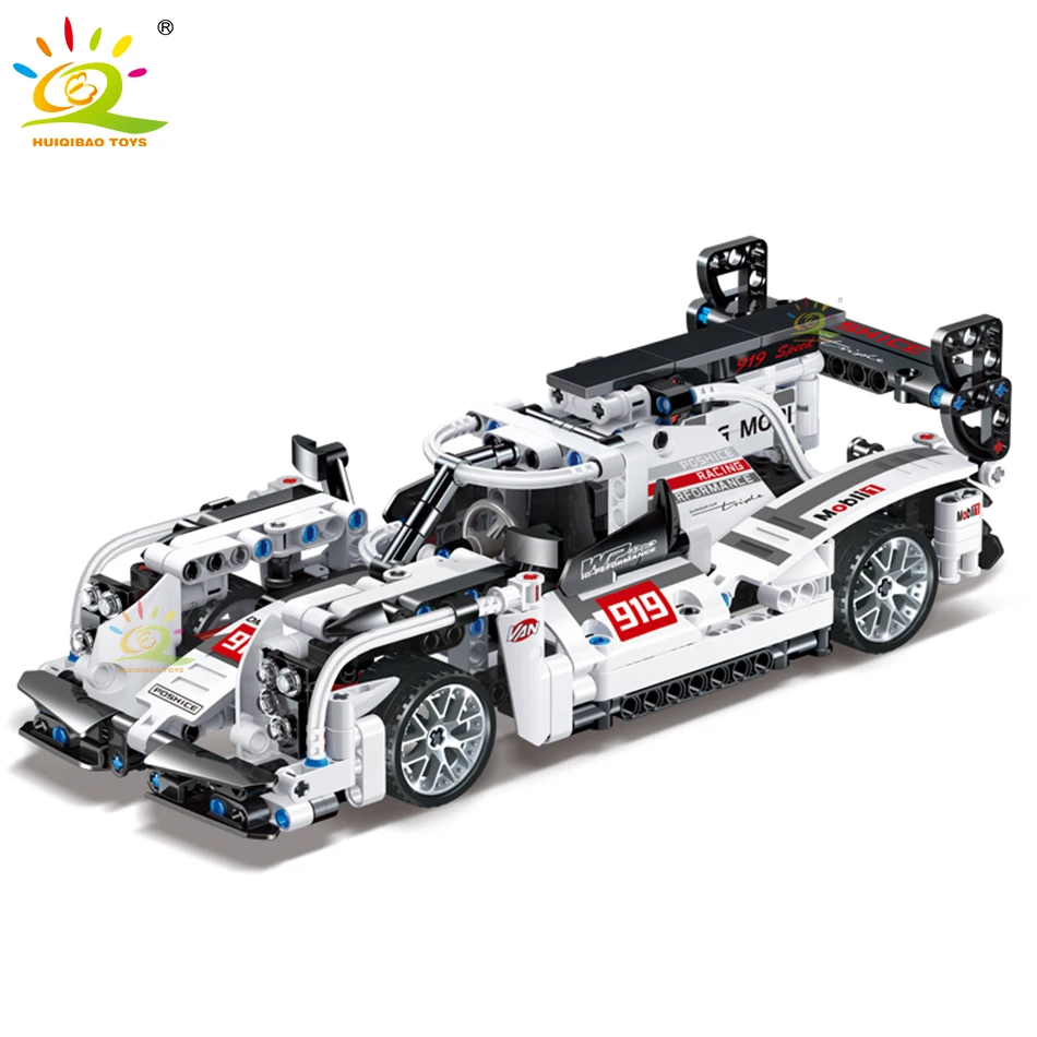 

HUIQIBAO 503 шт город скоростных чемпионов Гоночная машина техническая модель строительные блоки сделай сам Техник автомобиль набор Кирпичи игрушки для детей