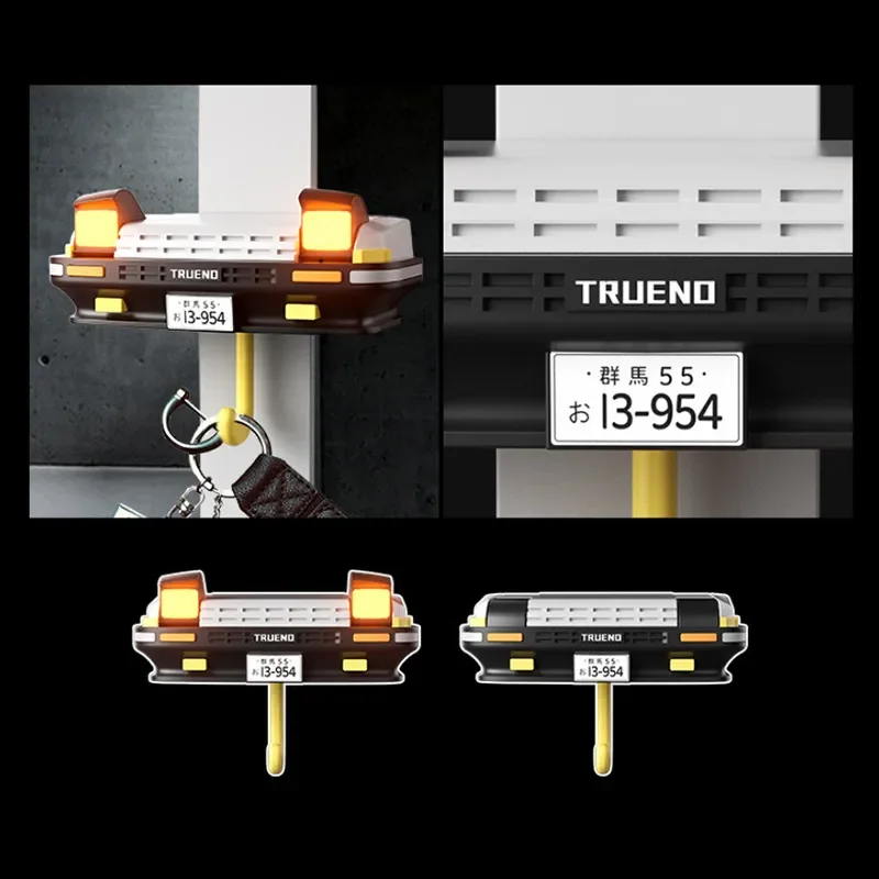 New AE86 Car Headlight Wall Key Holder Room Accessories Wall-Mounted Key Hanger Hook For Car Enthusiasts' Gifts Boyfriend Gift 2