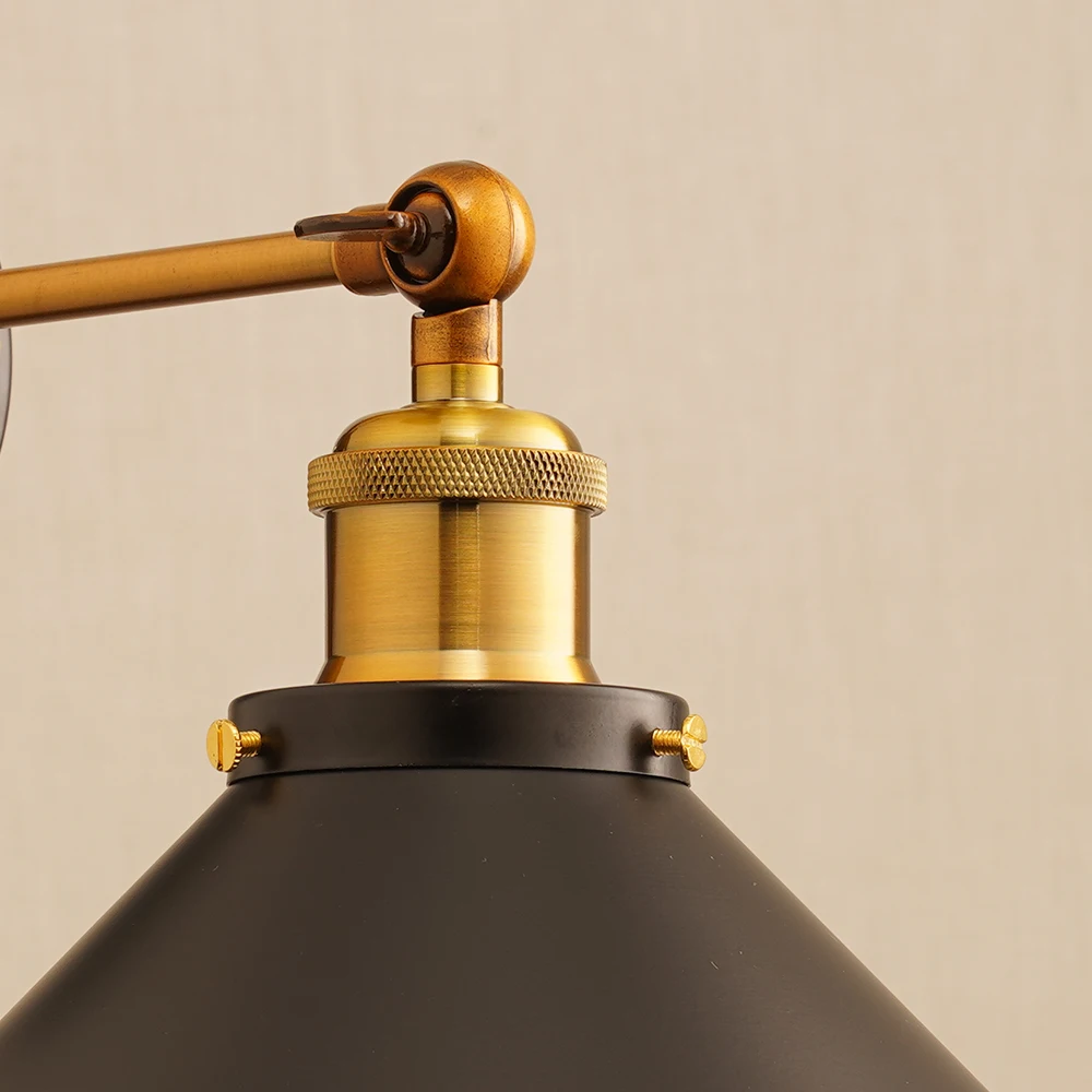 Retro With switch Wall Lamp Vintage Industrial Wall Lamps Iron Loft Sconce Lights Bedroom Lamp Bar Cafe Home Decor Light