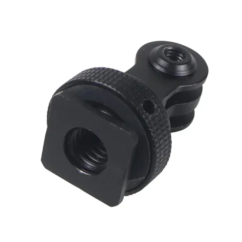 Description Picture 3 of item360 Swivel Cold Shoe Base Tripod Adapter Mount for GoPro 11 Action  For DJI Osmo Action 4 Cameras Cage Monitor LED Bracket