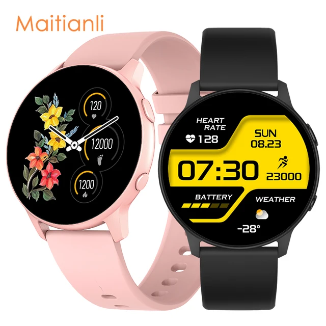 Maitianli reloj inteligente personalizado para hombre y mujer pulsera de Fitness con control del ritmo card