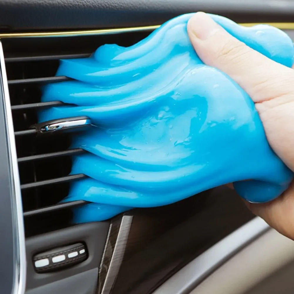 70g Clean Glue Slime Car Cleaning Pad Glue Powder Cleaner Gel For Car Interior Clean Tool Interior Soft Mud Random Color