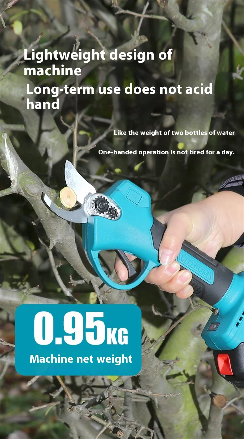 Electric Chain Saw Pruning Cutter Long Pole Chainsaw Garden Pruner Shears By DIY
