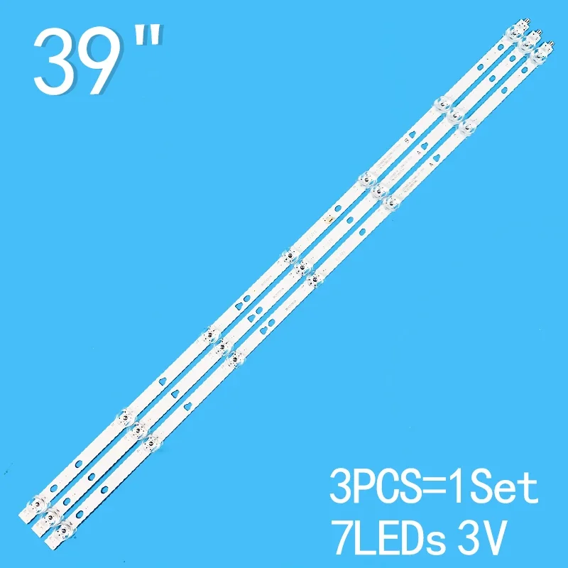 

Новинка 3 шт./лот 710 мм 7 светодиодов 3 в для 39D07A-ZC26AG-01 39D07A-ZC23AG-02 LED40D07A LED40D07B LE40AL88D88 L40M5-4C D40PFCNN