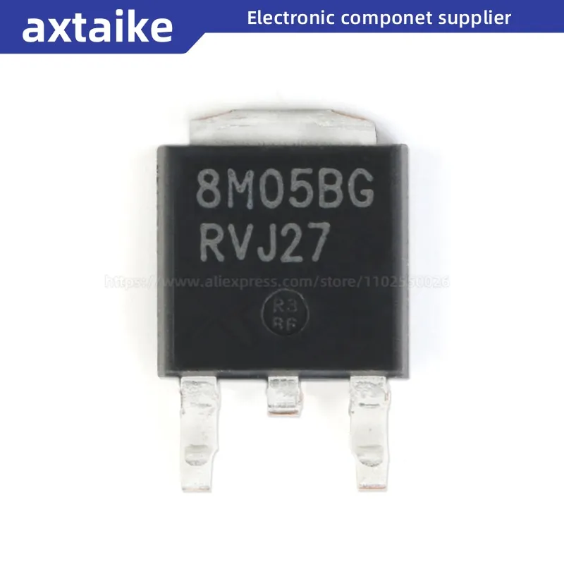

10 шт. NCV78M05BDTRKG 8M05BG NCV78M05 78M05 TO-252 DPAK SMD 5В 500мА линейный регулятор положительного напряжения LDO