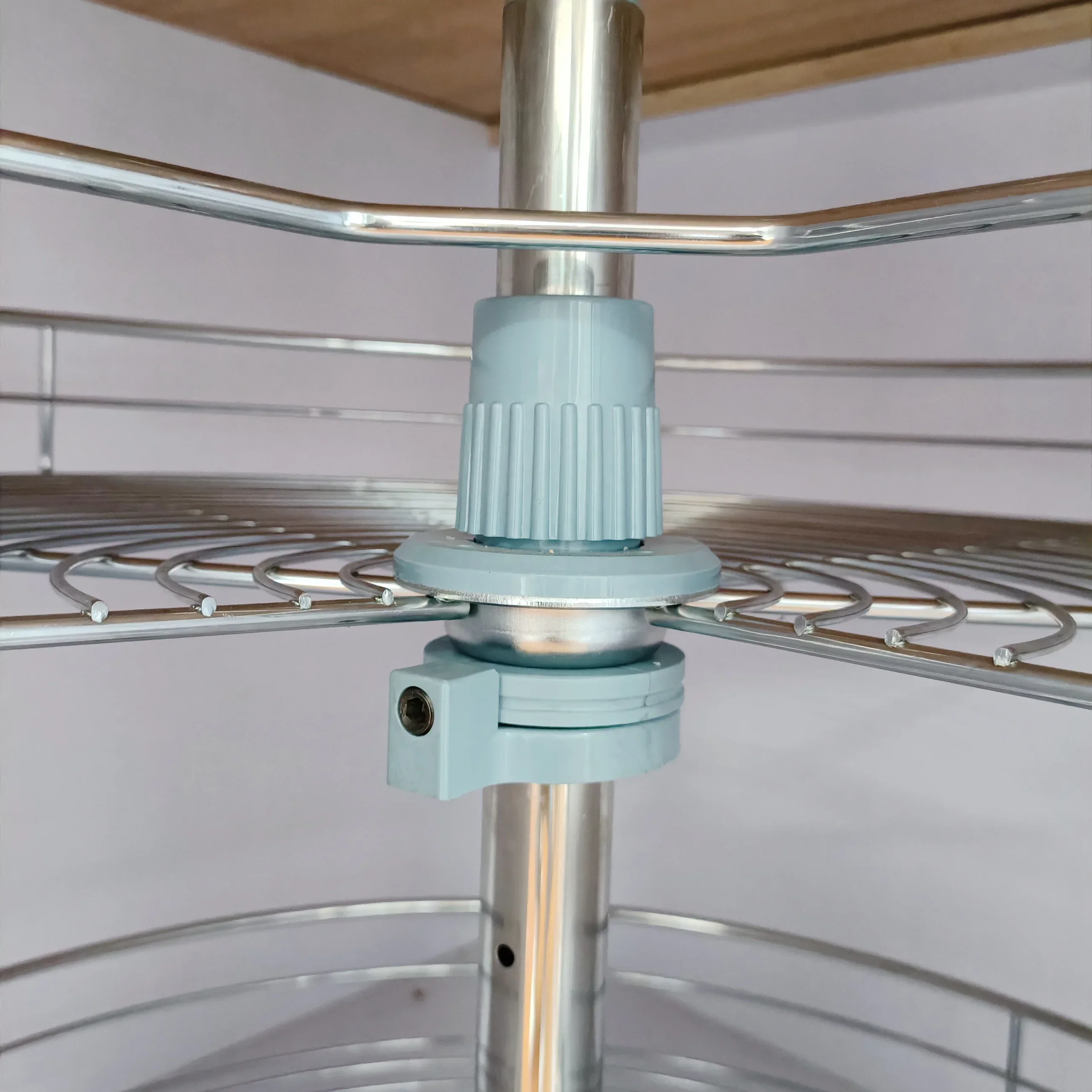 New Kitchen Hardware Cabinet 270 Degree Swivel Basket Kitchen Revolving Basket Blind Corner Cabinet Pull Out
