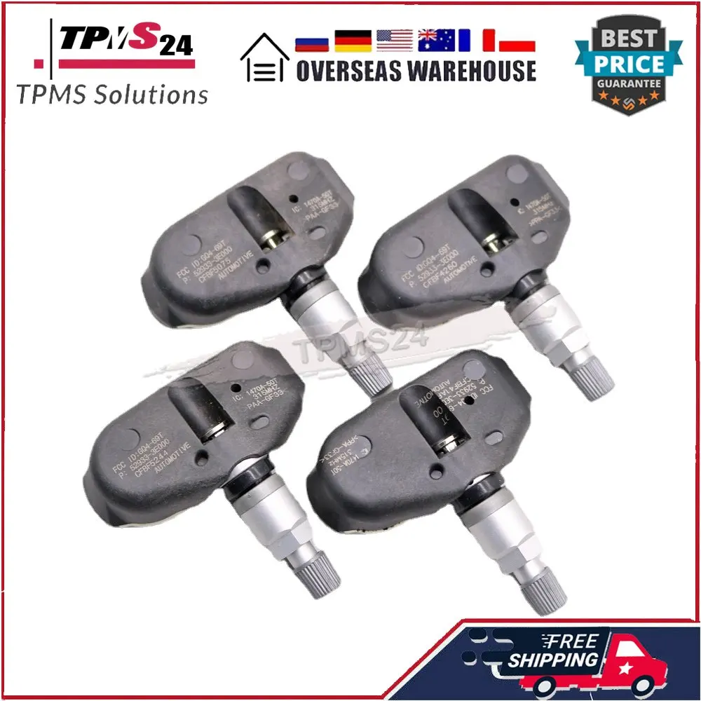  ׼Ʈ Ÿ Ƽ   ƸƼ   TPMS , Ÿ̾ з , 52933-3E000, 315MHz, 4 
