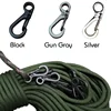 10Pcs/lot Mini Carabiner  Gear Hooks Key Chain Camping EDC Survival Climbing SF Spring Backpack Clasps Keychain 2