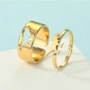 Chandler Stainless Steel T-Rex Dinosaur Ring Alternative Engagement Ring Boyfriend Husband Gift 1