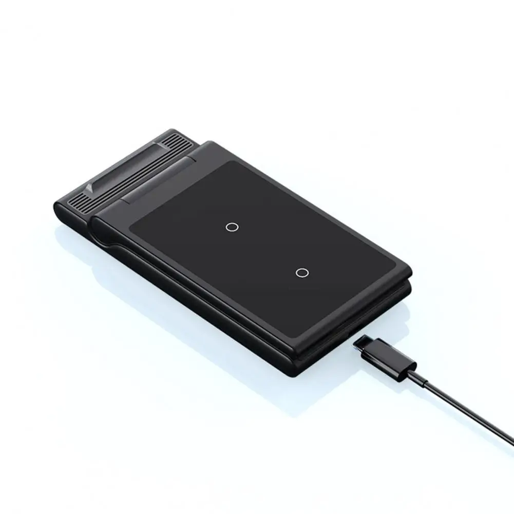 Wireless Charger  Useful Foldable Acrylic  Foldable 3 in 1 Charging Station for Travel