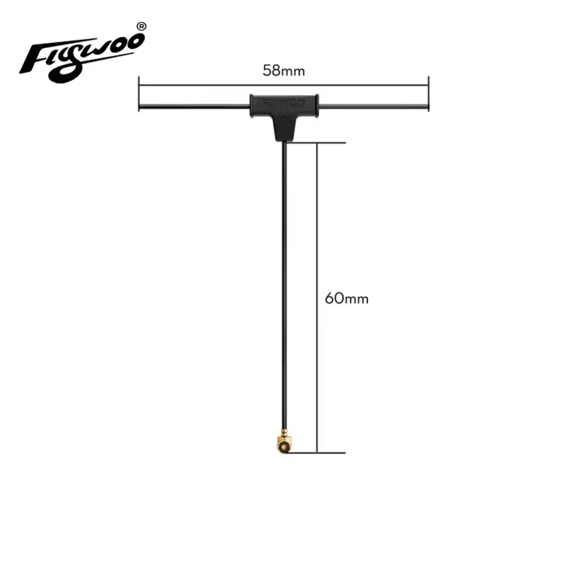 Antenne Flywoo ELRS 2.4GHz U.FL 4cm/6cm/10cm pour Drone FPV