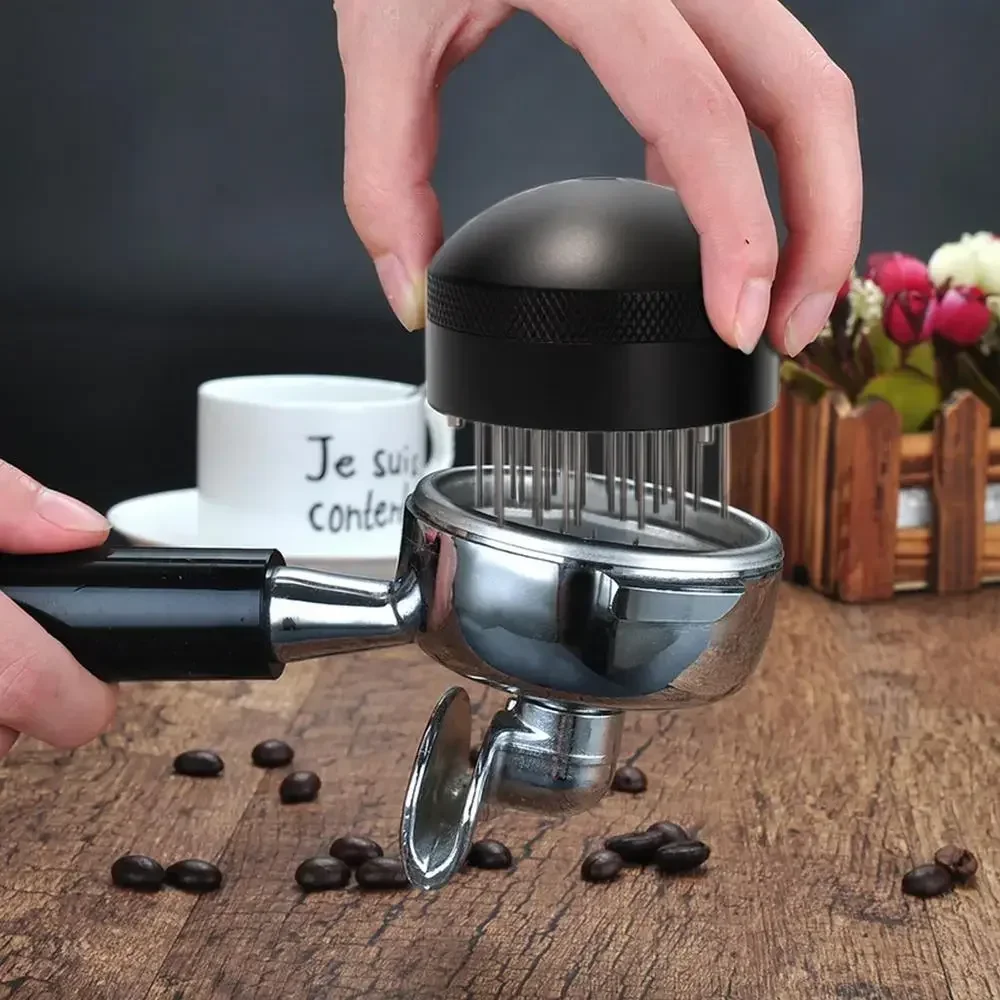 Description Picture 5 of itemNeedle Tool Distributor For Before Tamping Leveler 51/53/58 Tamper Espresso Mm Portafilter Coffee Handheld Stirrer