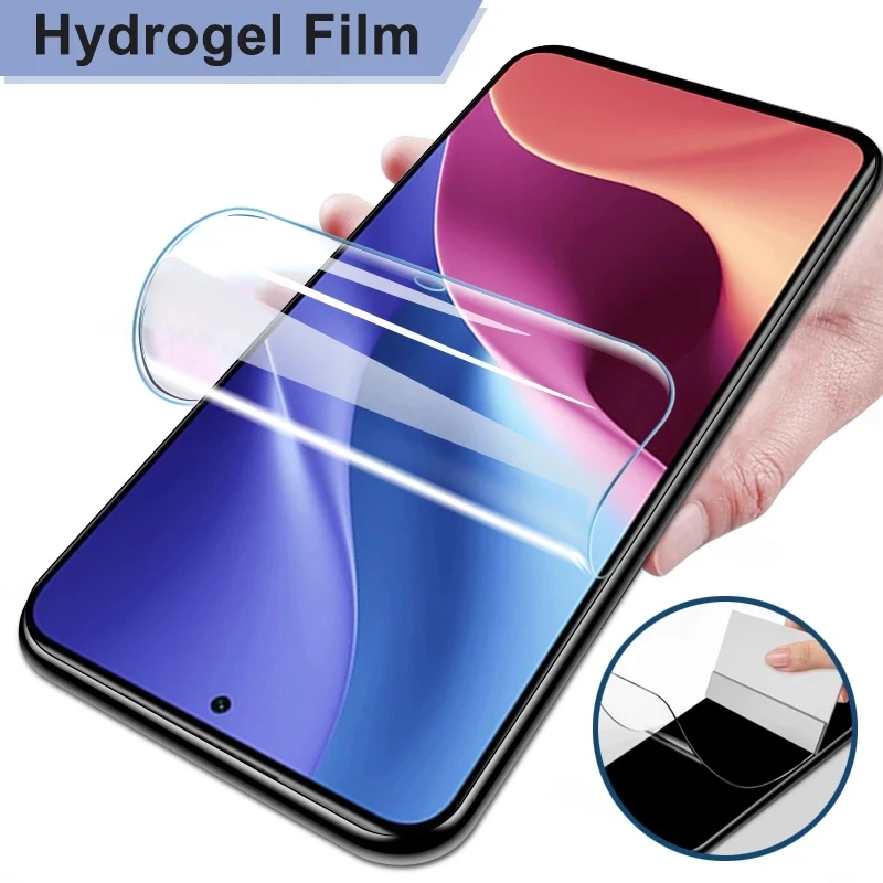 

2Pcs Hydrogel Film for Redmi Note 11 10 9 8 Pro 9s 10s 9A 9C 10C 12C Screen Protector for Xiaomi Poco X3 Pro F3 F5 X4 Pro M5S