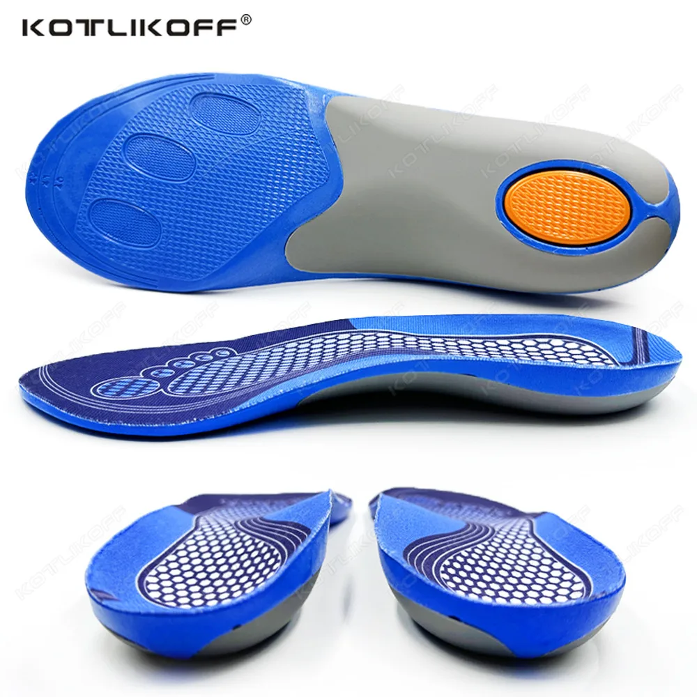 Silicone Gel Orthotic Insoles For Flat Foot Arch Support Insoles Running Work Shoe Valgus Correction Comfortable Sneakers Insert