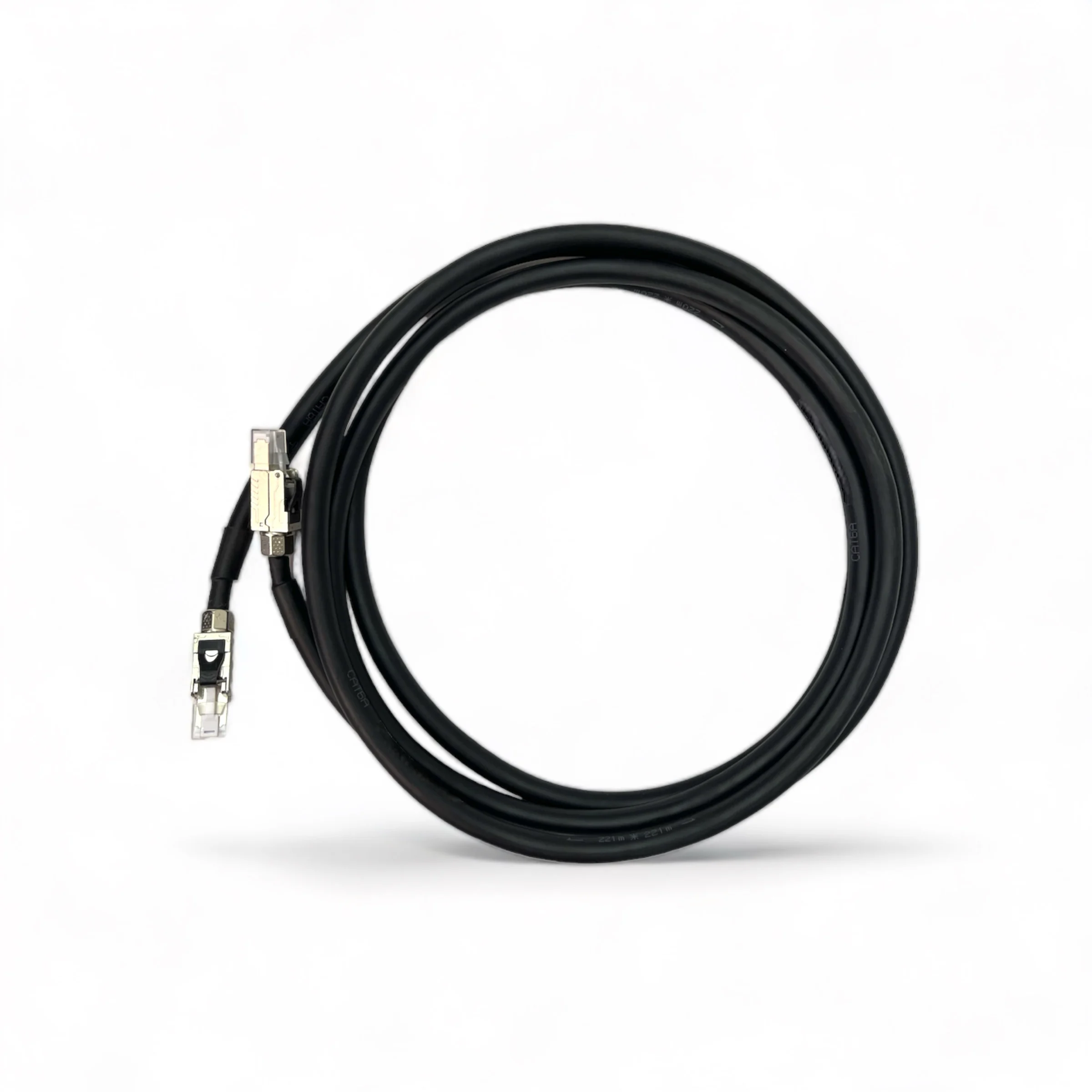 듀얼 실드 무산소 구리 이더넷 케이블, 오디오 믹서, IDMX 조명, HDBeasT, LED 시스템용, CAT6a S/FTP, 23AWG, 10Gbps, 100m
