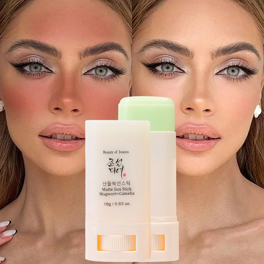 Facial Body Sunscreen Stick Matte Sun Stick Refreshing SPF50+ UV Protective Face Anti Oxidant Oil-control Whitening Sunscreen