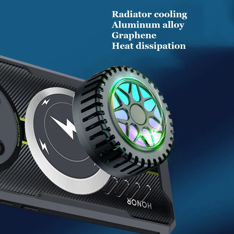 Enhanced Wireless Charging Heat Dissipation Phone Case with Car Mount and Airbag Anti-Drop Protection