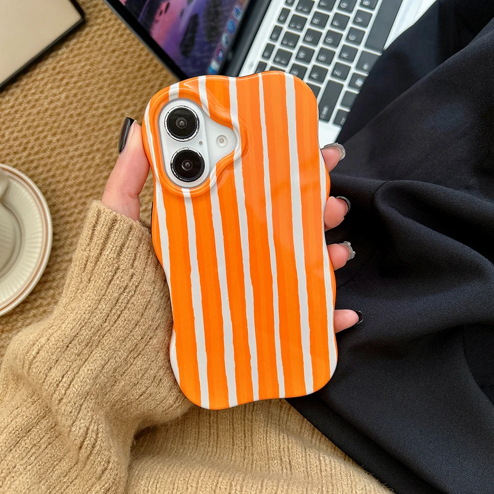 รูปสินค้า เคสโทรศัพท์ลายศิลปะ 2 in 1 สำหรับ iPhone 13-17 Pro Max ขอบโค้ง นุ่มสบาย บางเฉียบ